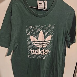adidas Green Short Sleeve Tee